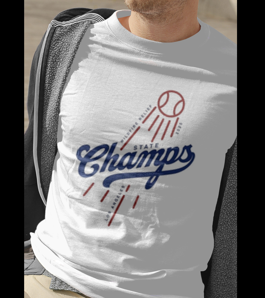 Los Angeles State Champs Wildfire Relief Dodgers 2025 T-Shirt