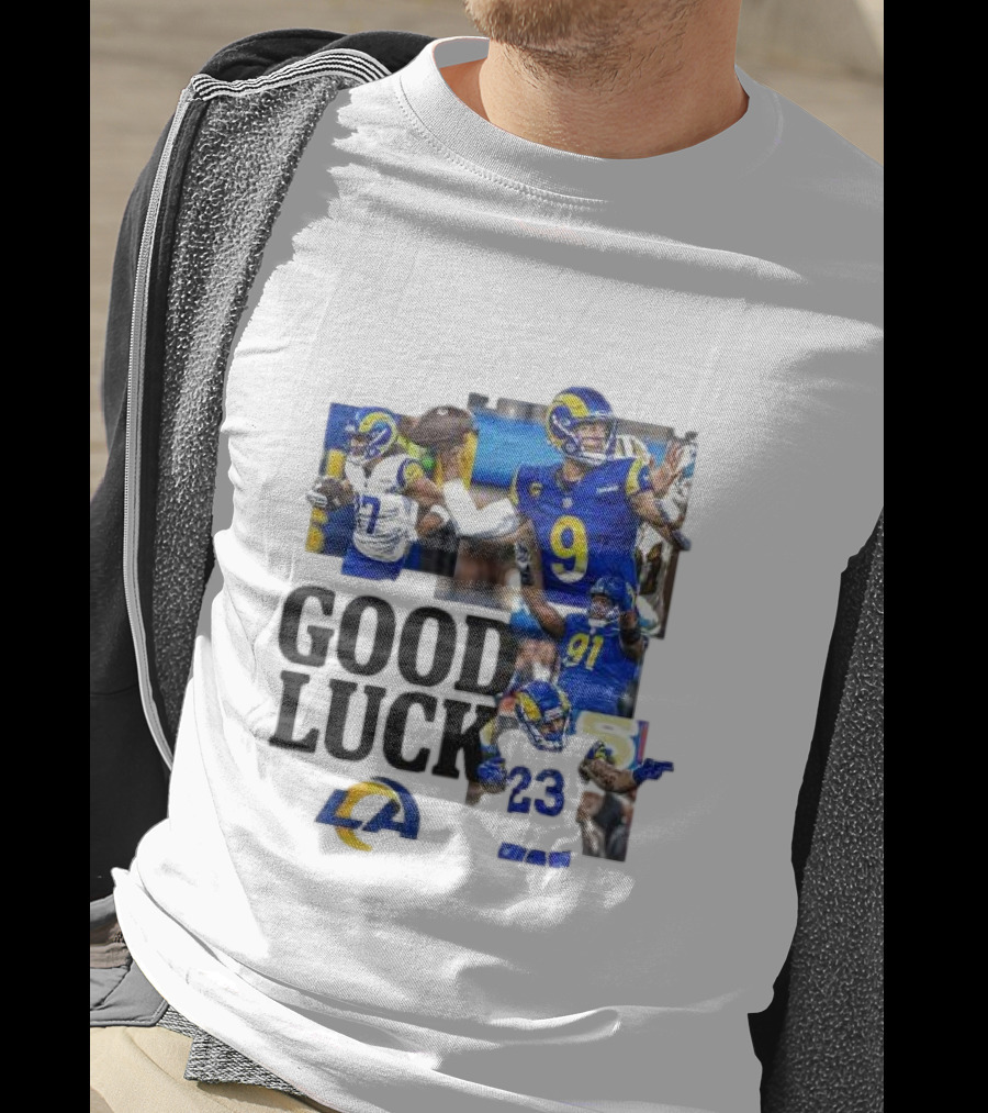 Los Angeles Rams Good Luck NFL Playoffs Est 1967 T-Shirt