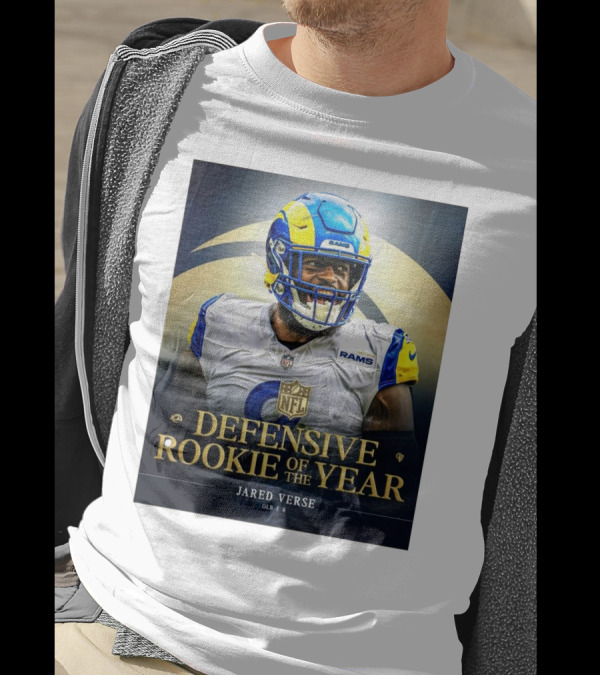 Los Angeles Rams NFL Defensive Rookie Of The Year Jared Verse OLB 2024 T-Shirt