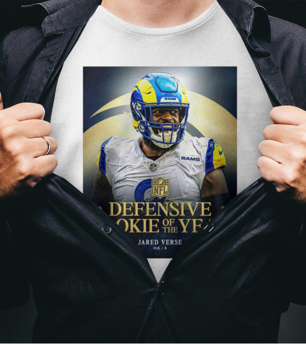 Los Angeles Rams NFL Defensive Rookie Of The Year Jared Verse OLB 2024 T-Shirt