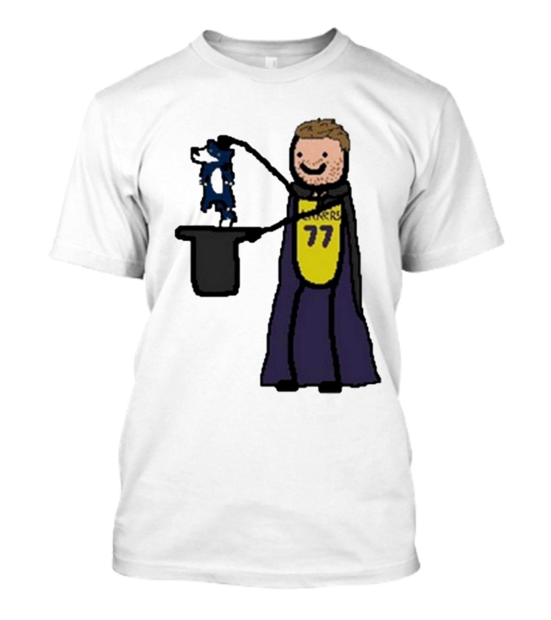 Luka Doncic 77 Lakers Magic Cartoon T-Shirt