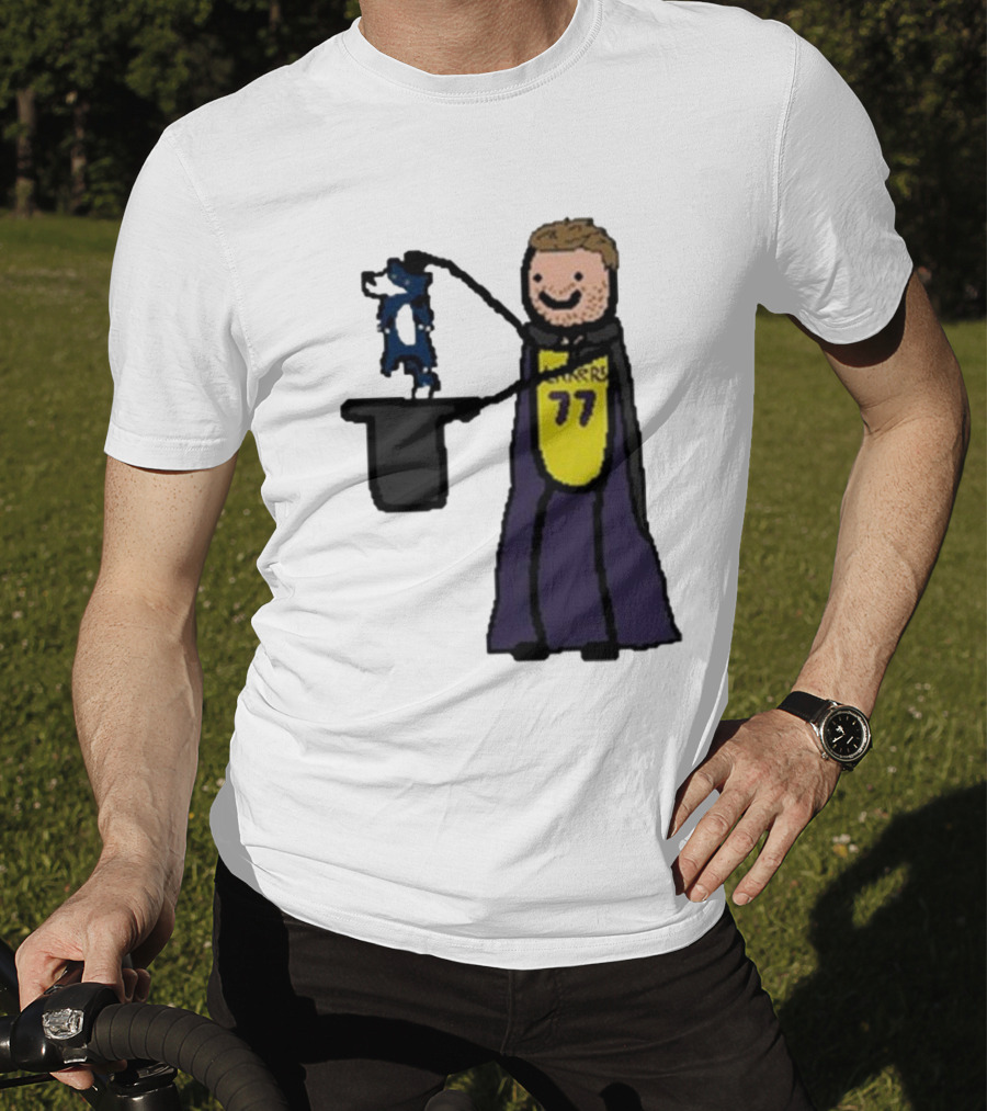 Luka Doncic 77 Lakers Magic Cartoon T-Shirt