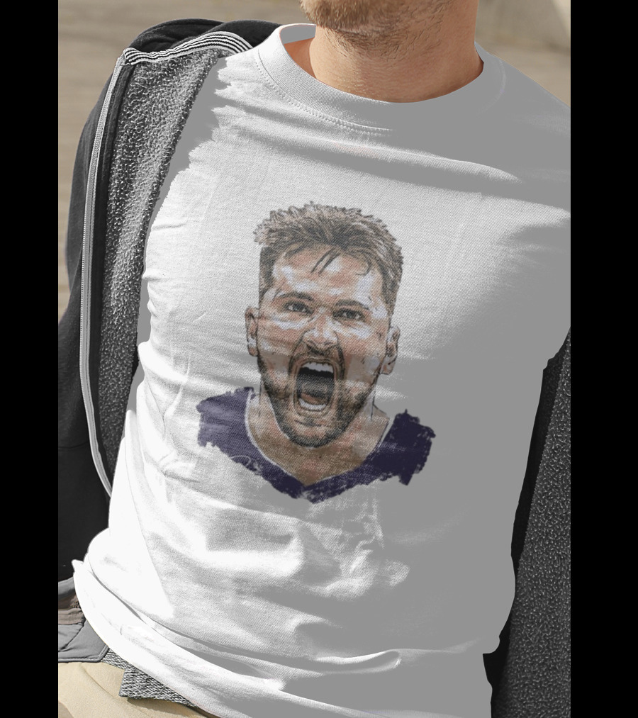 Luka Doncic Los Angeles Lakers Jersey Scream T-Shirt