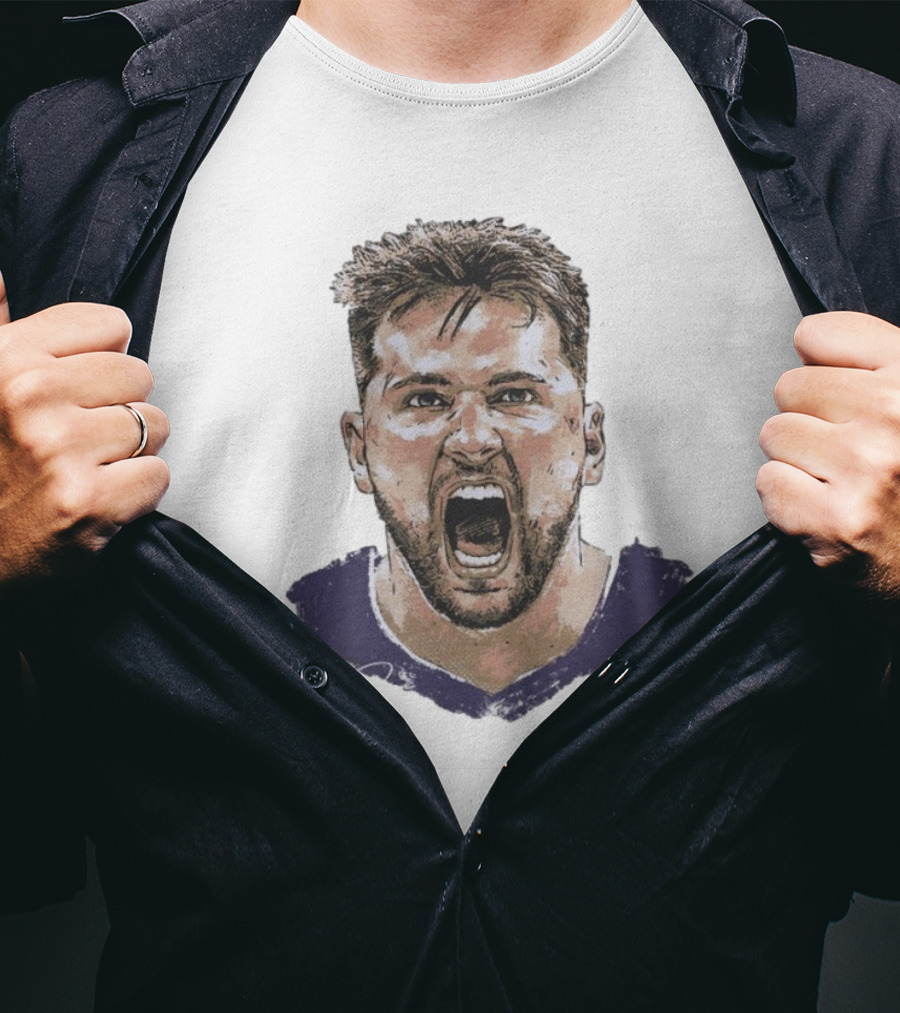 Luka Doncic Los Angeles Lakers Jersey Scream T-Shirt