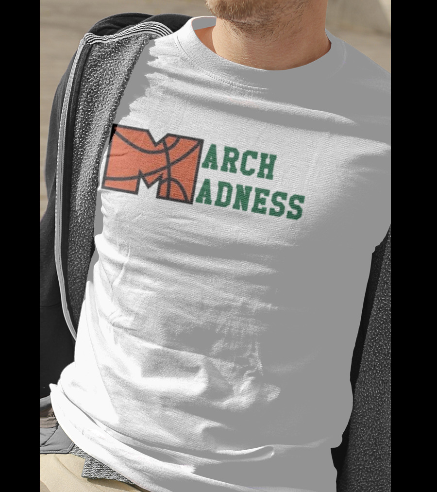 March Madness Basketball M Arch Adness T-Shirt