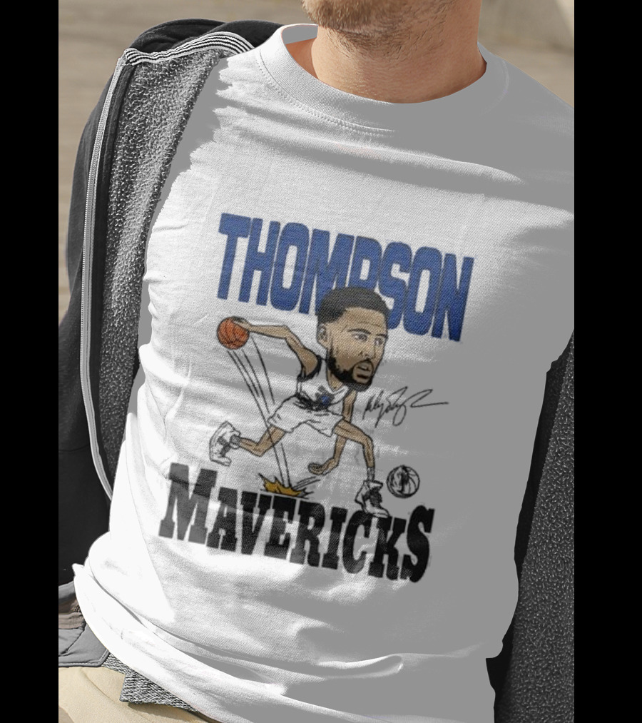 Klay Thompson Mavericks Basketball Caricature T-Shirt