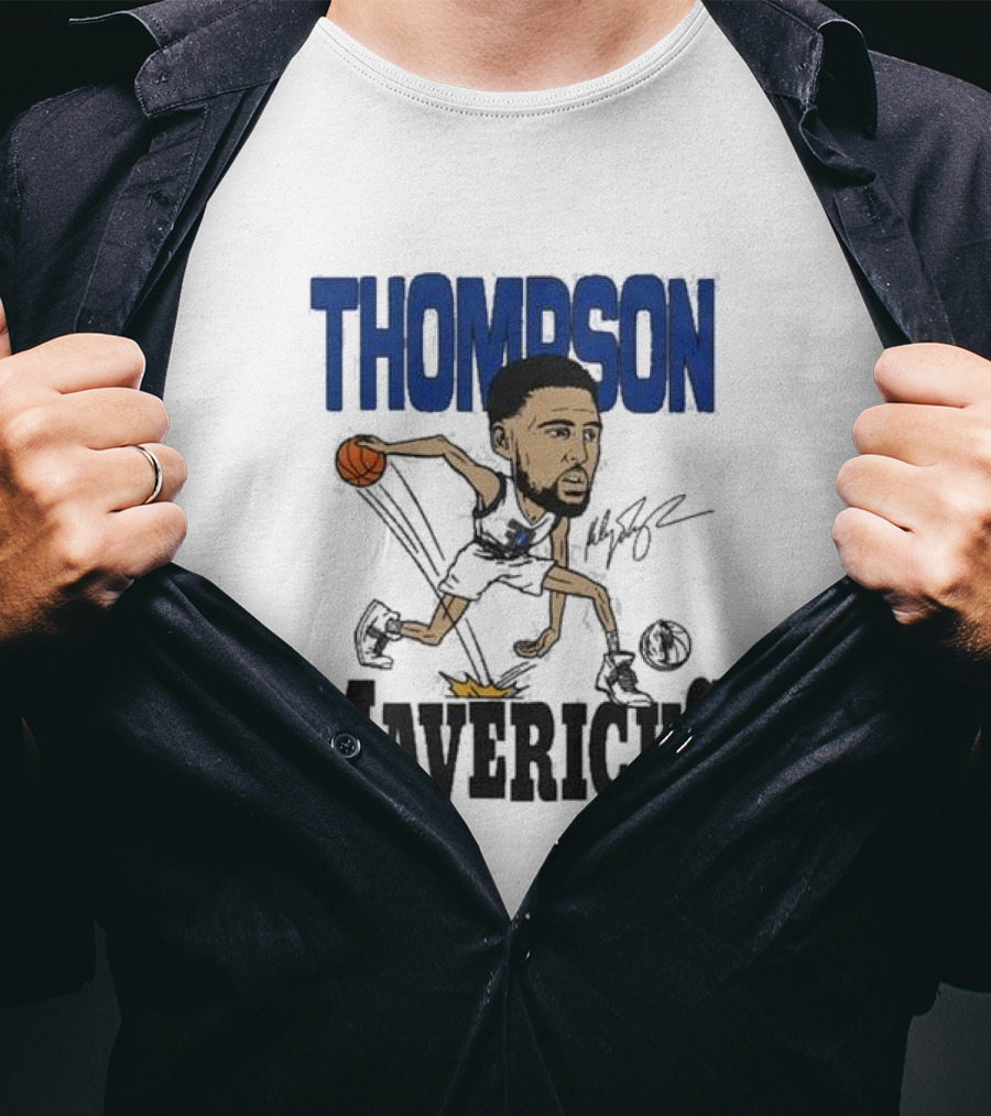 Klay Thompson Mavericks Basketball Caricature T-Shirt