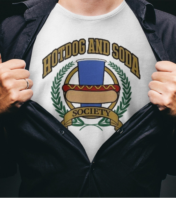 Hotdog And Soda Society Middle Class Fancy T-Shirt