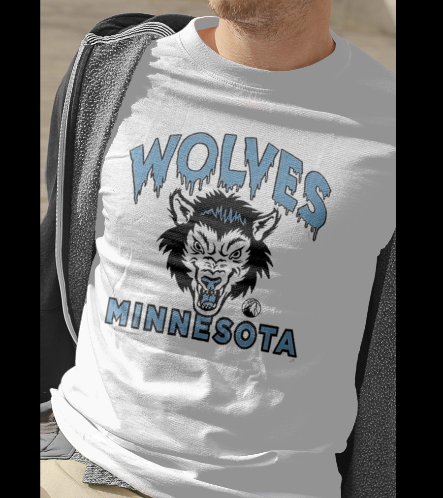 Minnesota Wolves Mascot Tri-Blend T-Shirt