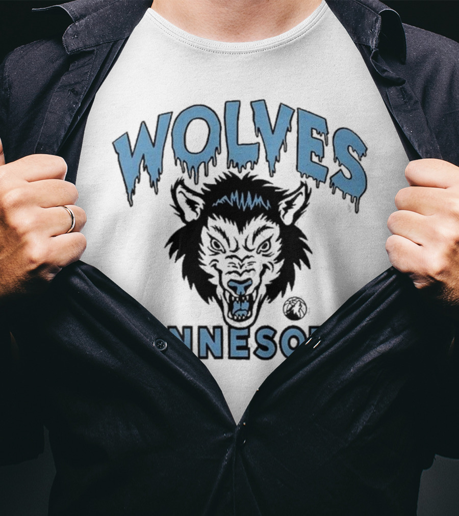 Minnesota Wolves Mascot Tri-Blend T-Shirt