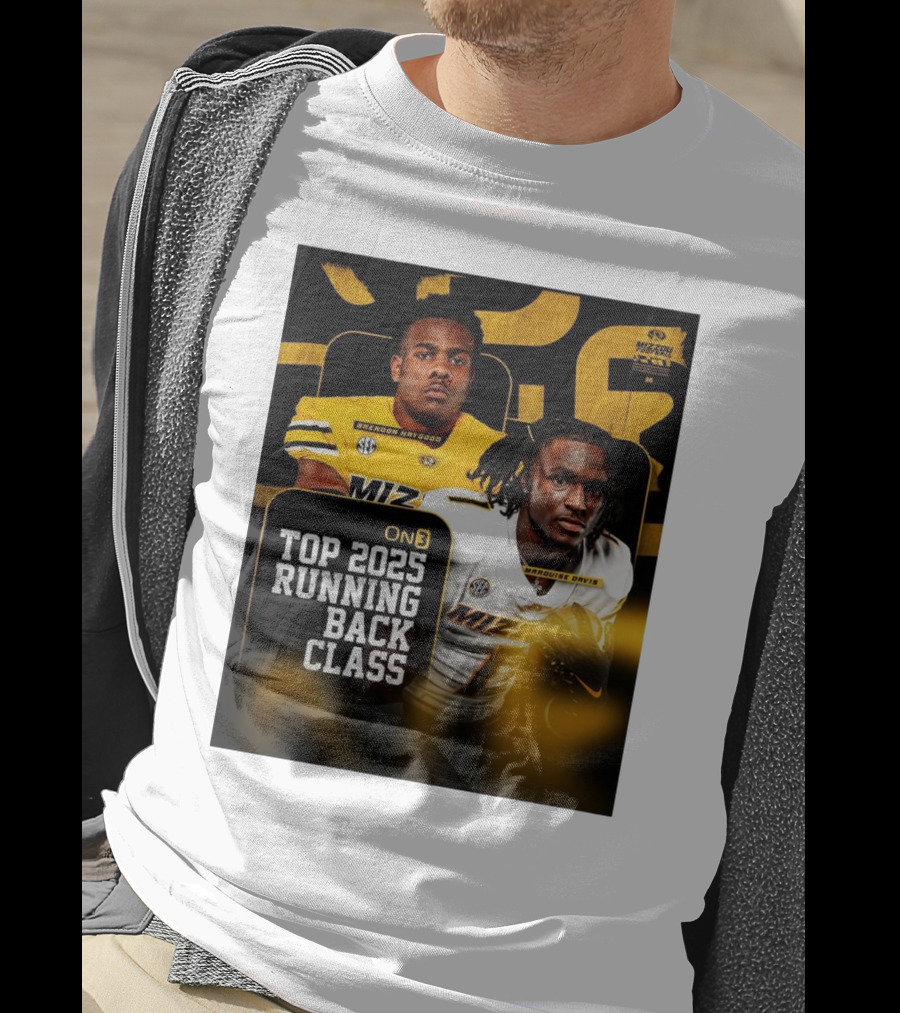 Missouri Football Top 2025 Running Back Class Brendon Haygood Marquise Davis SEC Mizzou T-Shirt