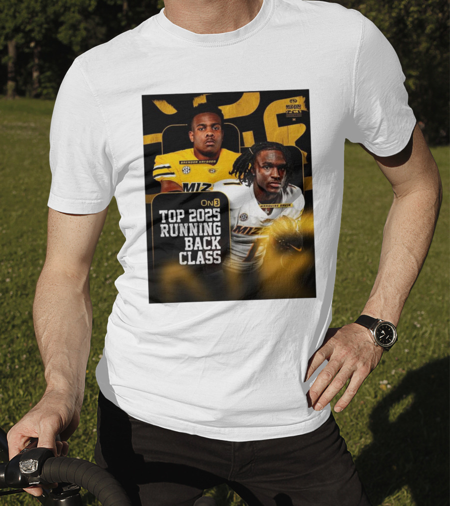 Missouri Football Top 2025 Running Back Class Brendon Haygood Marquise Davis SEC Mizzou T-Shirt