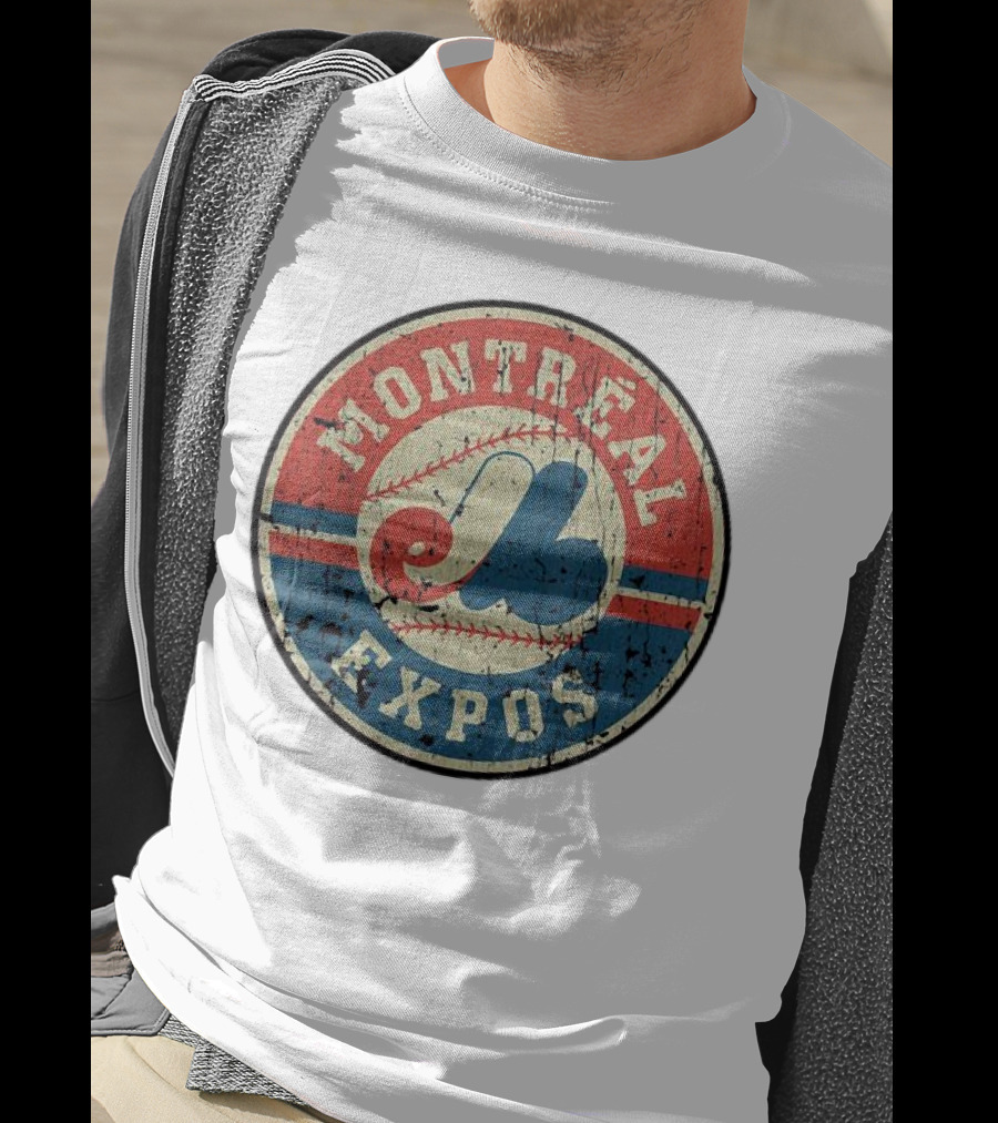 Montreal Expos Vintage Baseball Circle Emblem T-Shirt