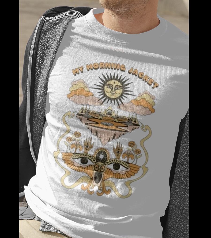 My Morning Jacket Suniverse Sun Owl Cloud Fantasy T-Shirt