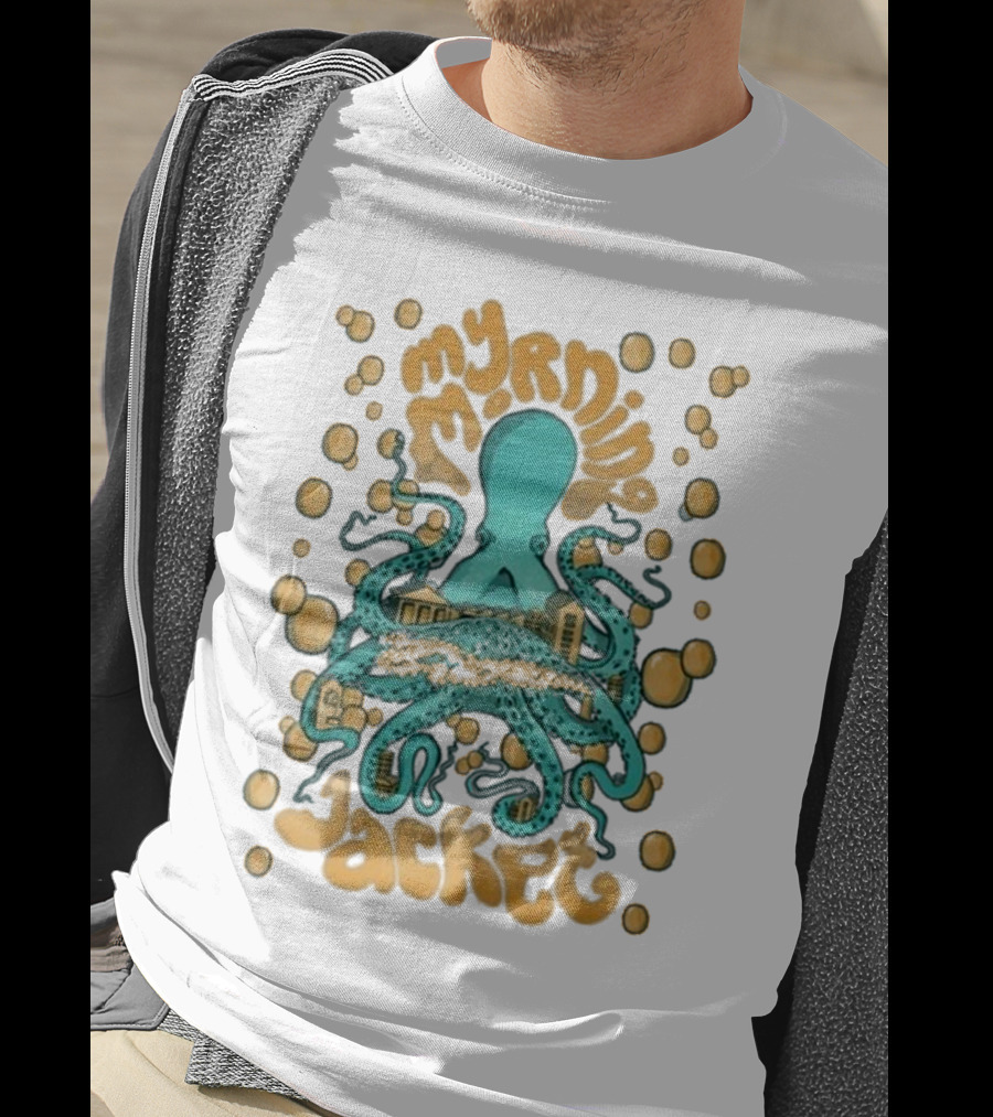 My Morning Jacket Tentacles Octopus And Bubbles T-Shirt