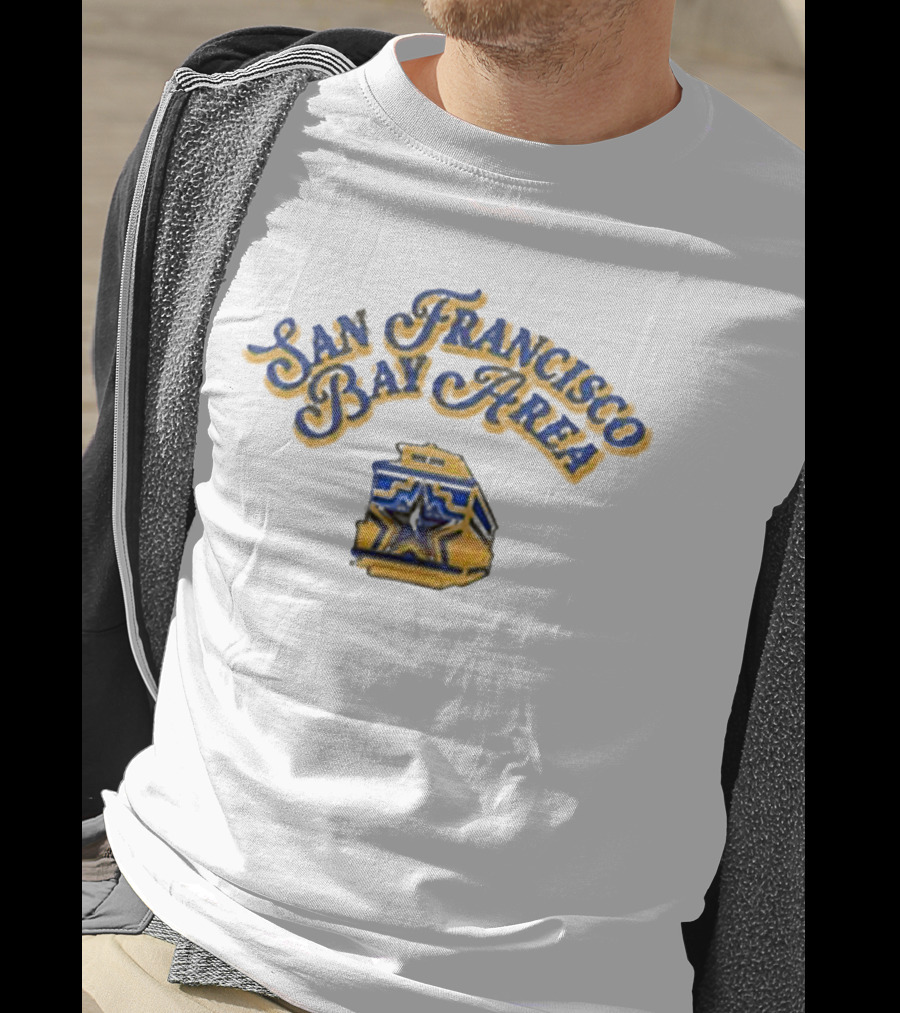 San Francisco Bay Area Star Emblem NBA All Stars 2025 T-Shirt