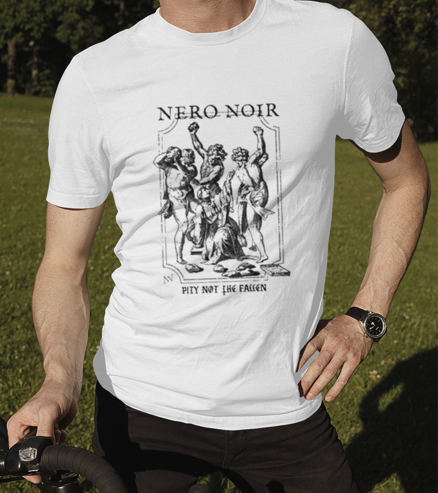 Nero Noir Pity Not The Fallen Skeleton Trio T-Shirt