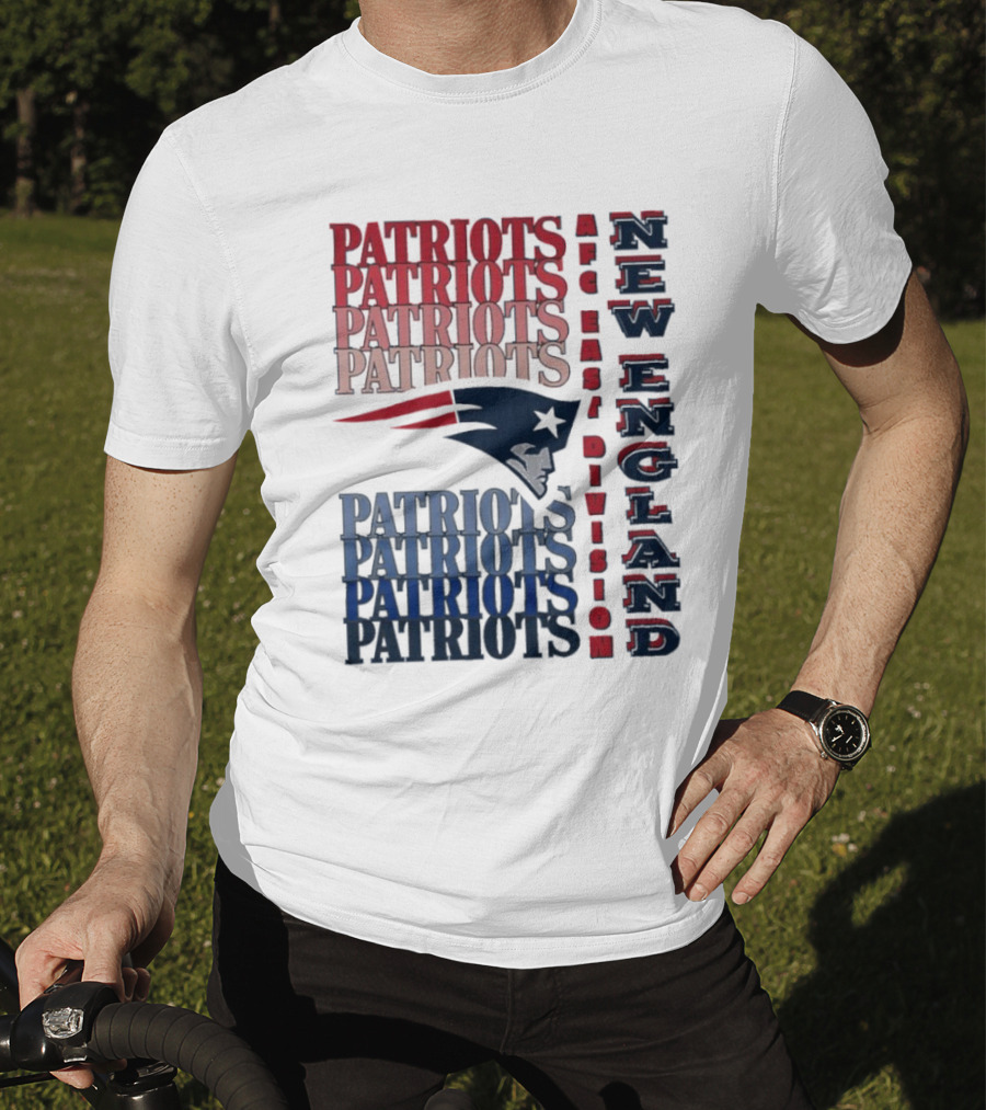 Patriots New England AFC East Division Football Team T-Shirt