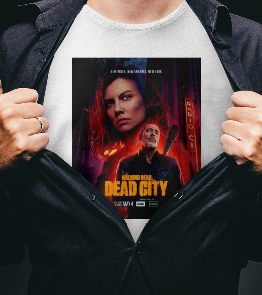 New Rules New Enemies New York The Walking Dead Dead City All New Season May 4 T-Shirt