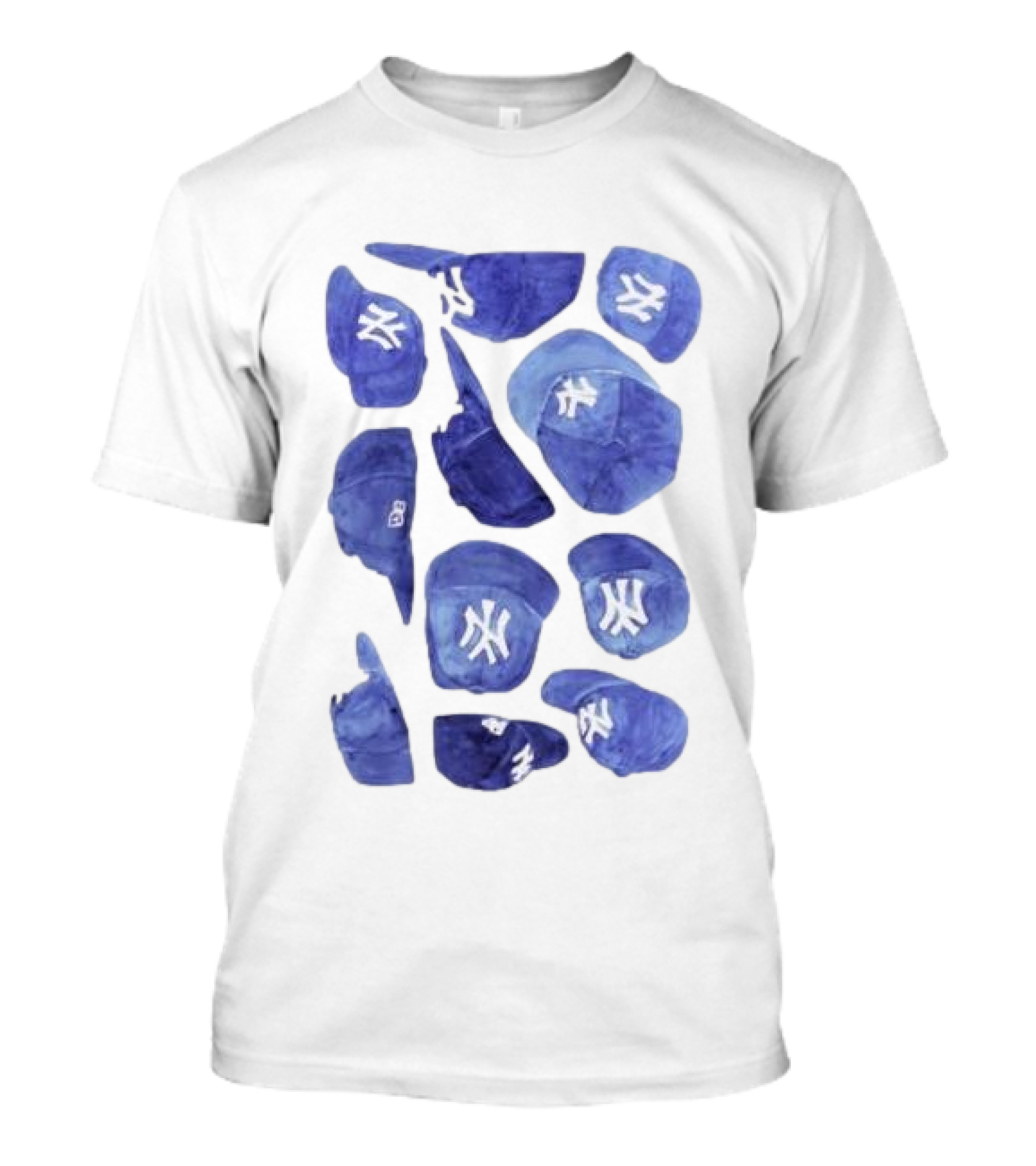 New York Yankees Hats Collection T-Shirt