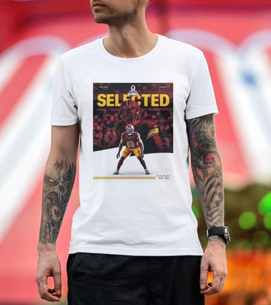 Pro Bowl Games 2025 Bobby Wagner Selected Linebacker Washington Commanders Orlando Florida T-Shirt