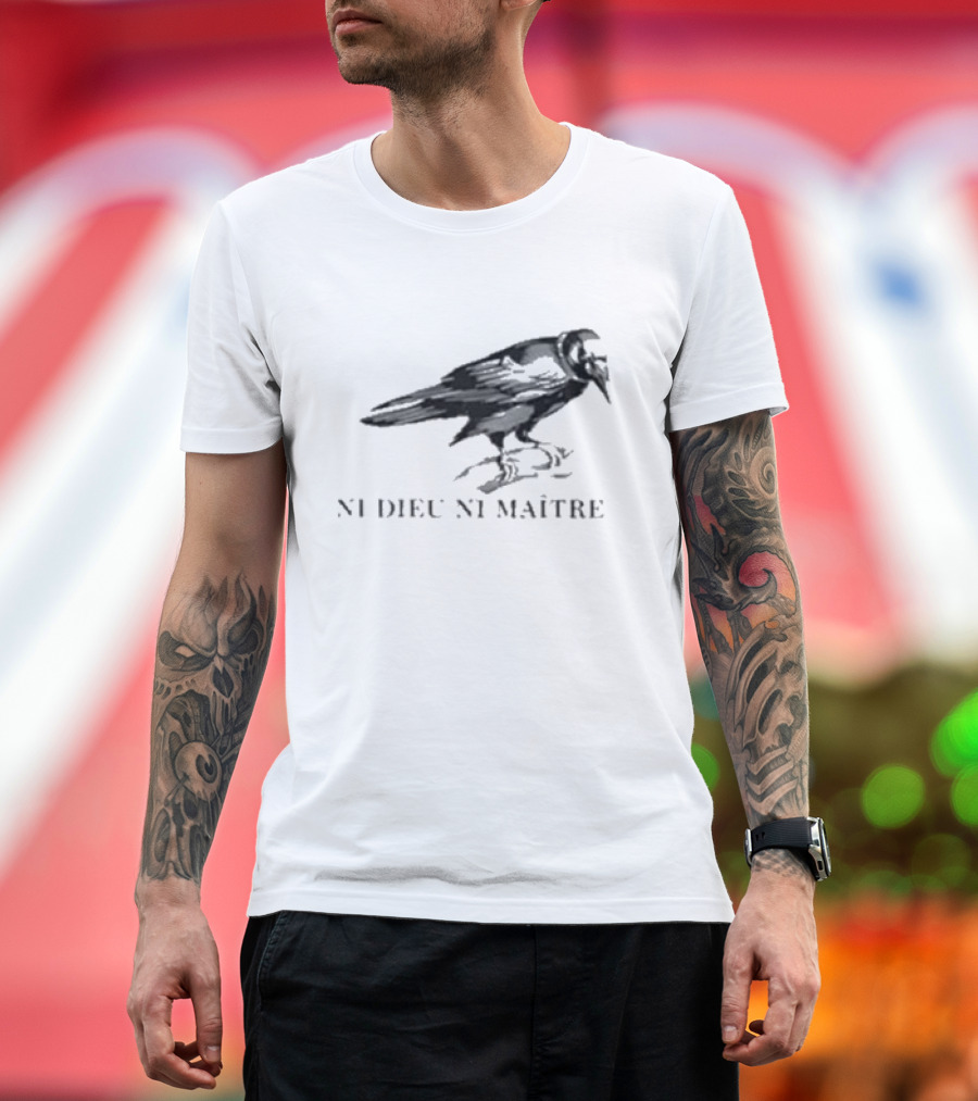 NI Dieu NI Maître Raven T-Shirt