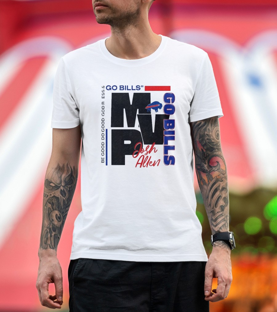 "Go Bills Josh Allen MVP Buffalo Football" T-Shirt