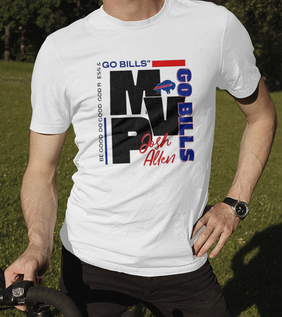 "Go Bills Josh Allen MVP Buffalo Football" T-Shirt