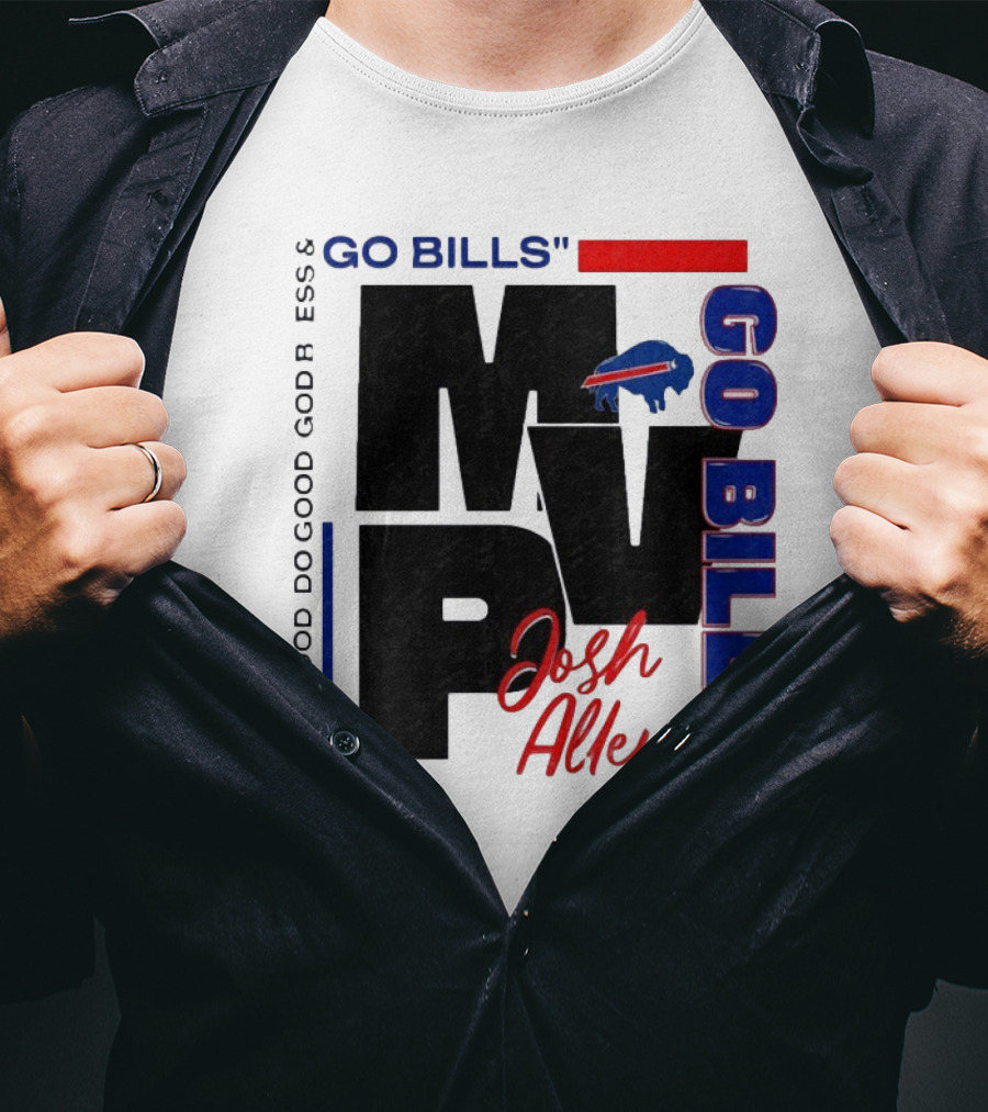 "Go Bills Josh Allen MVP Buffalo Football" T-Shirt
