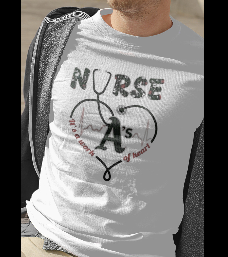 Oakland Athletics Nurses Appreciation Night 2025 Baseball T-Shirt