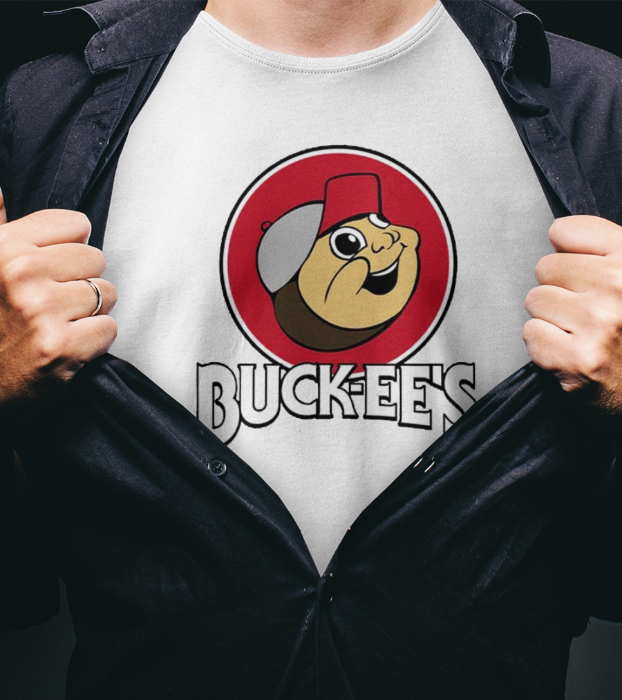 Ohio State Buckeyes Buc-ee's Beavers Retro Illustration T-Shirt