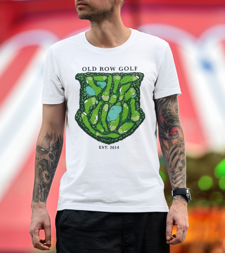 Old Row Golf Course Pigment Dyed T-Shirt