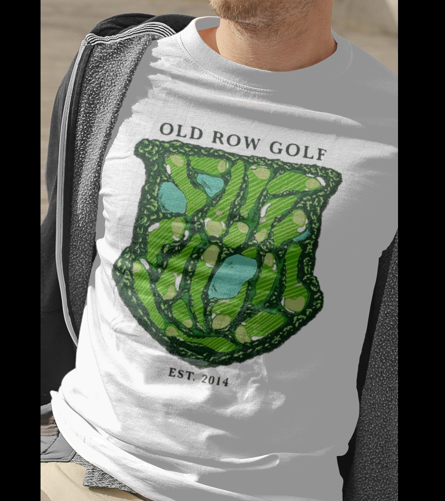 Old Row Golf Course Pigment Dyed T-Shirt
