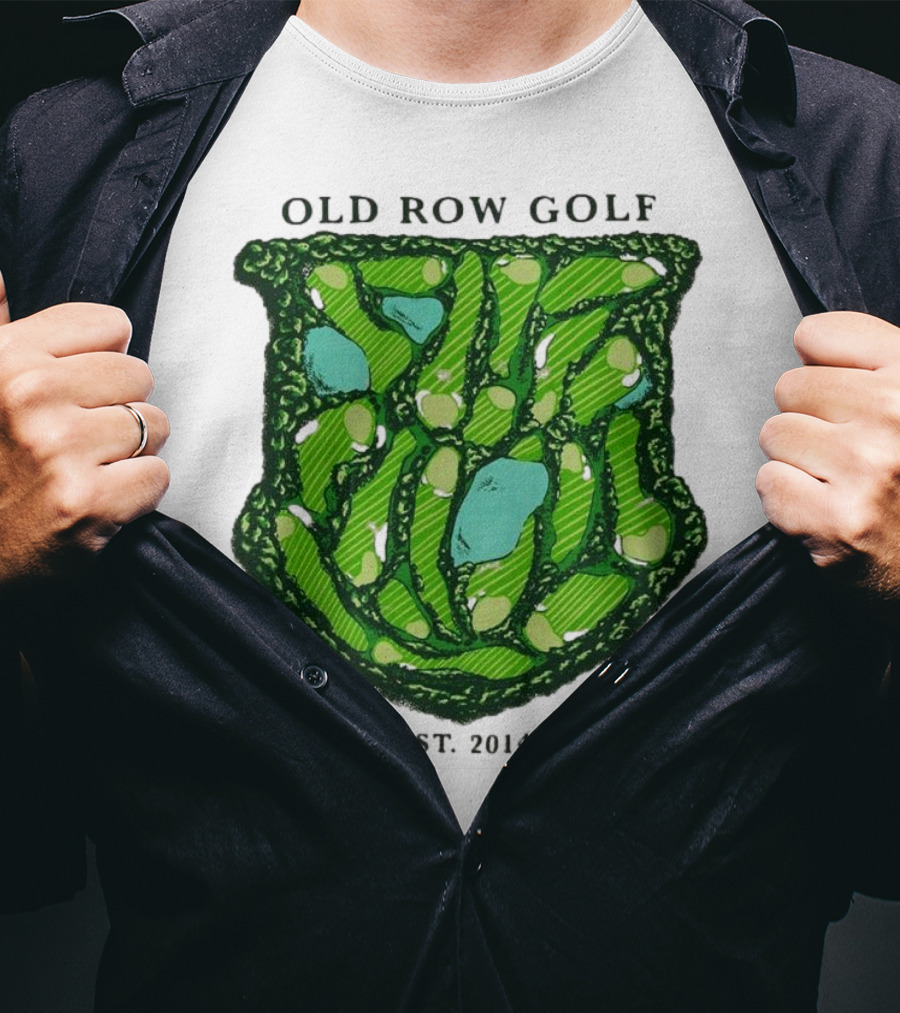 Old Row Golf Course Pigment Dyed T-Shirt