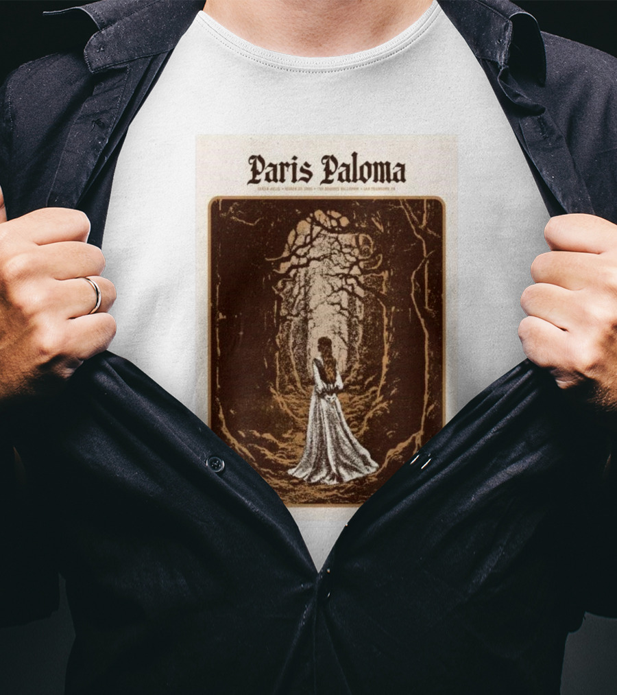 Paris Paloma March 25 2025 The Regency Ballroom San Francisco CA Concert T-Shirt