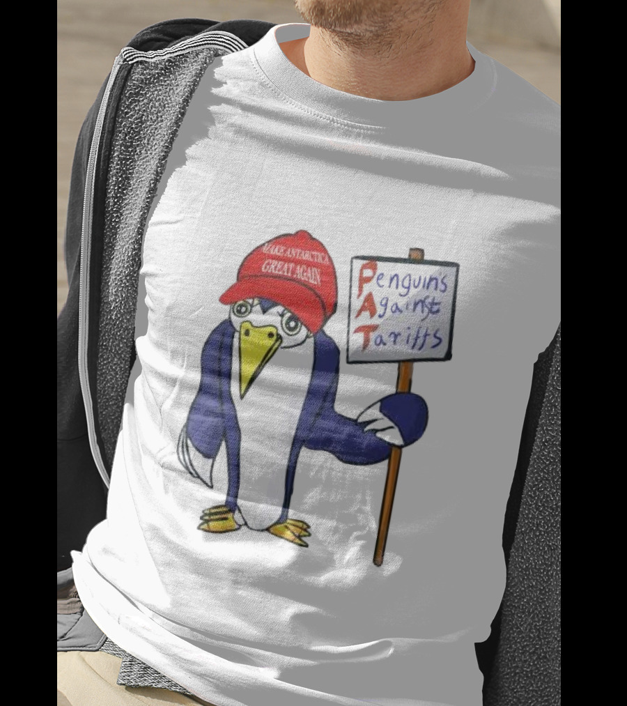 PAT Penguins Against Tariffs Make Antarctic Great Again T-Shirt