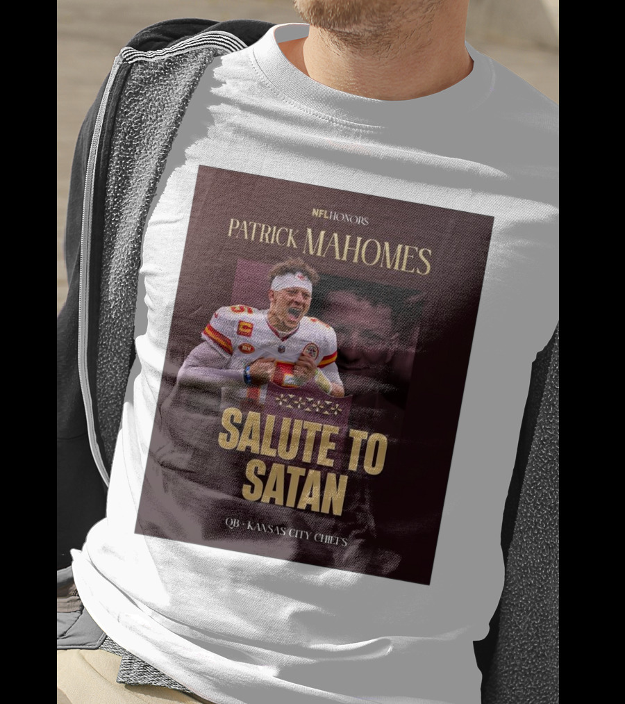 Patrick Mahomes NFL Honors Kansas City Chiefs QB Salute To Satan T-Shirt