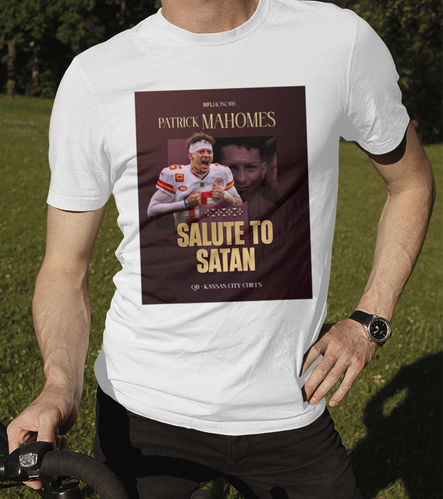 Patrick Mahomes NFL Honors Kansas City Chiefs QB Salute To Satan T-Shirt