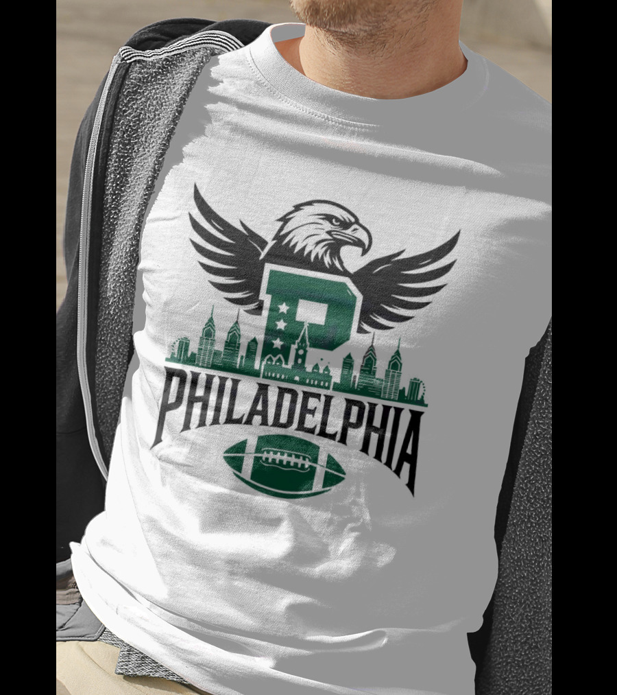 Philadelphia Skyline Football Team P Mascot 2025 T-Shirt