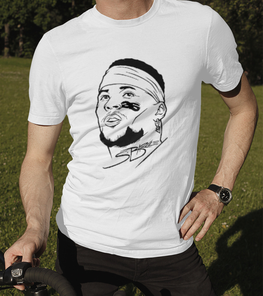 Philadelphia Eagles Saquon Barkley Floating Head Signature T-Shirt