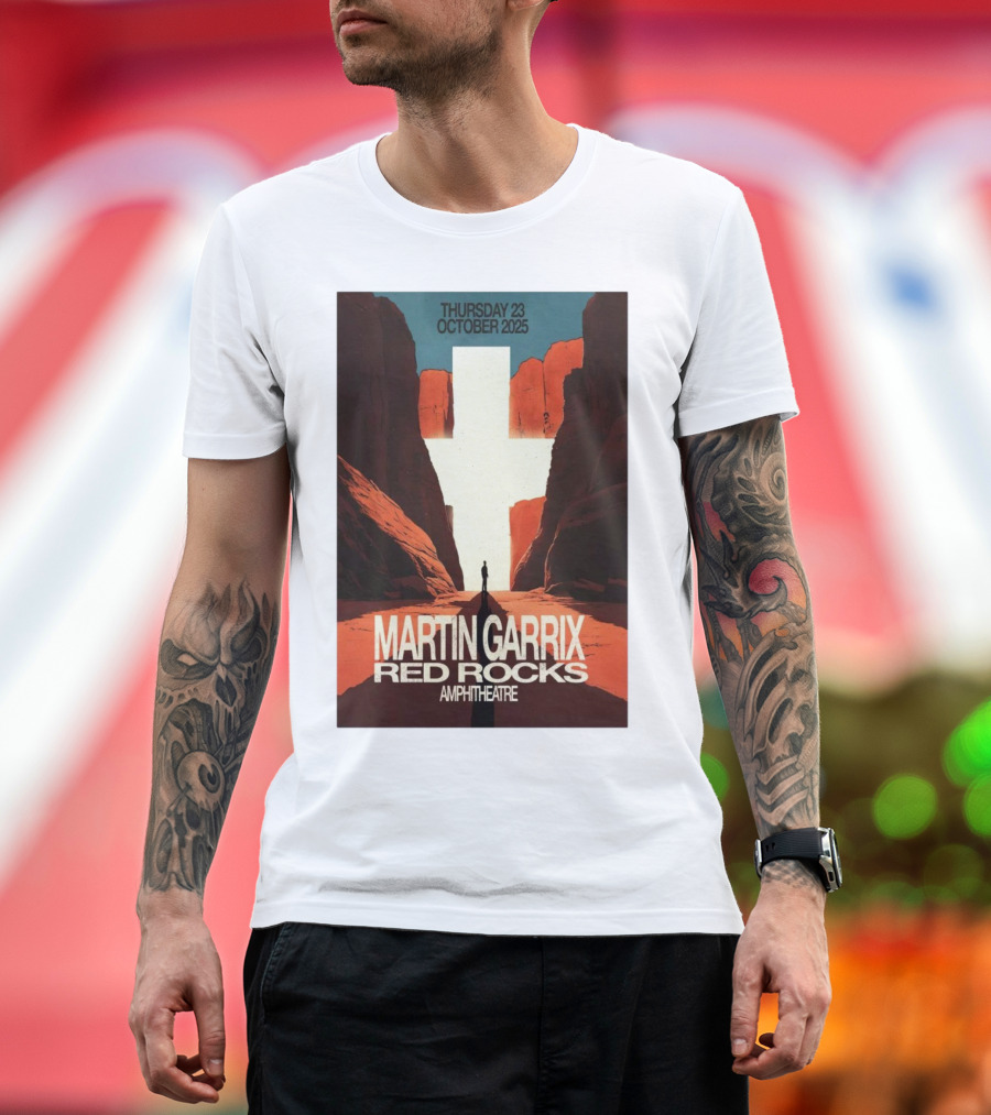Thursday October 23 2025 Martin Garrix Red Rocks Amphitheatre T-Shirt