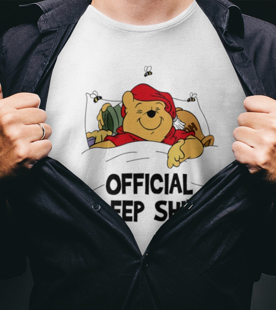 Pooh Pajama Sleep Emoji ZZZ Hunny Dreams T-Shirt