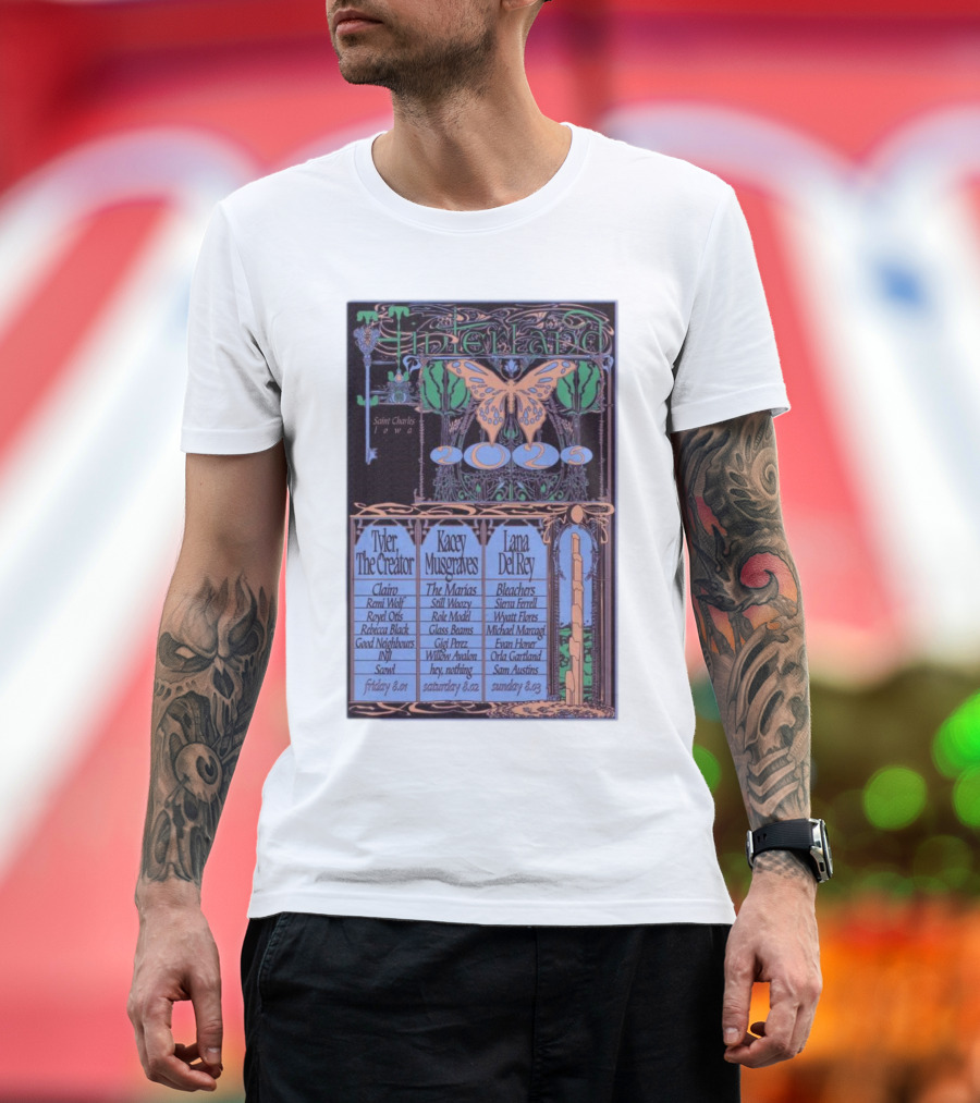 Hinterland Fest 2025 St. Charles Iowa Featuring Tyler The Creator Kacey Musgraves T-Shirt