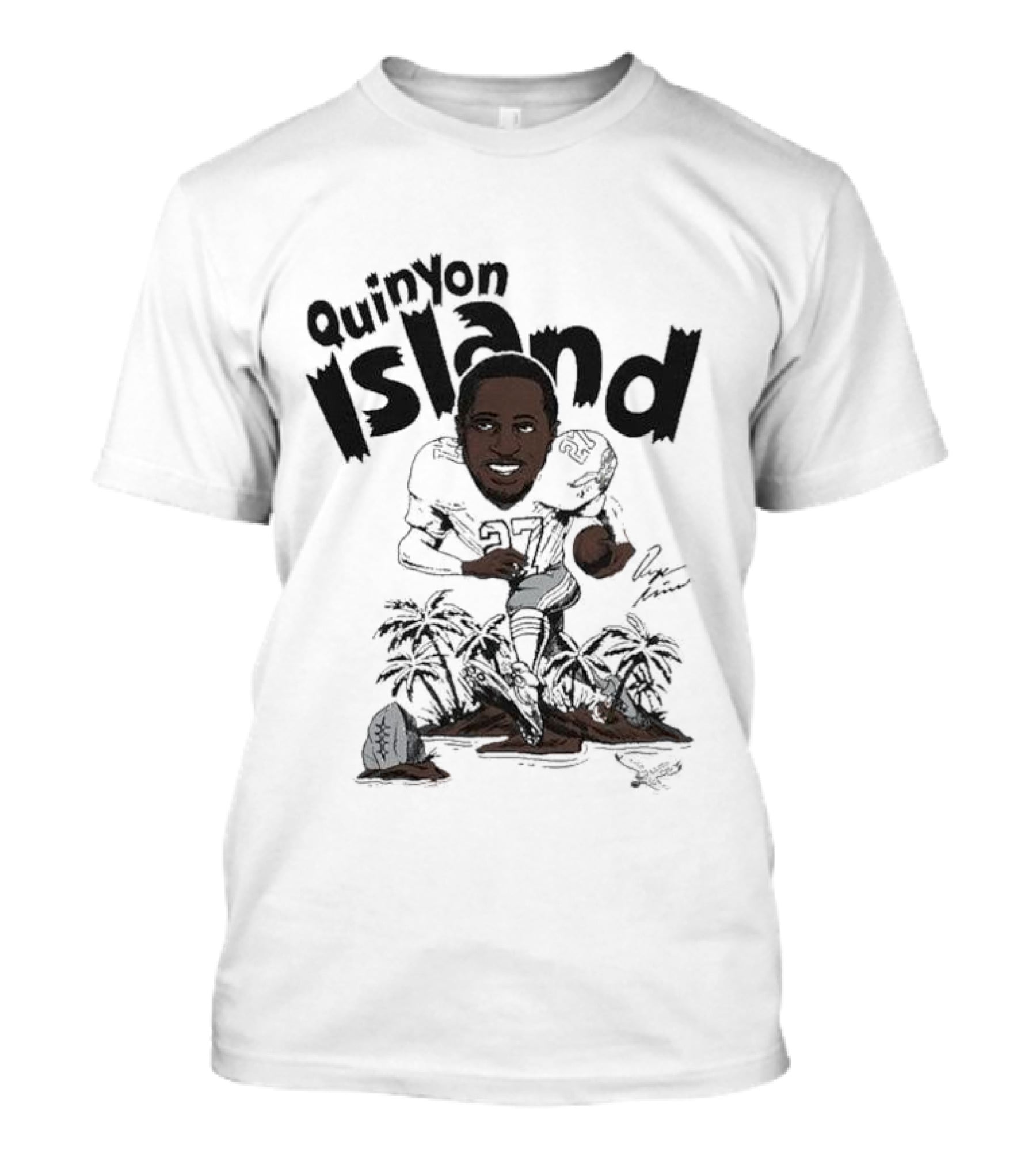 Quinyon Island Mitchell Kelly Green Philadelphia Eagles Player Tri-Blend T-Shirt