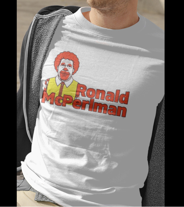 Ronald McPerlman McDonalds And Ron Perlman Crossover T-Shirt