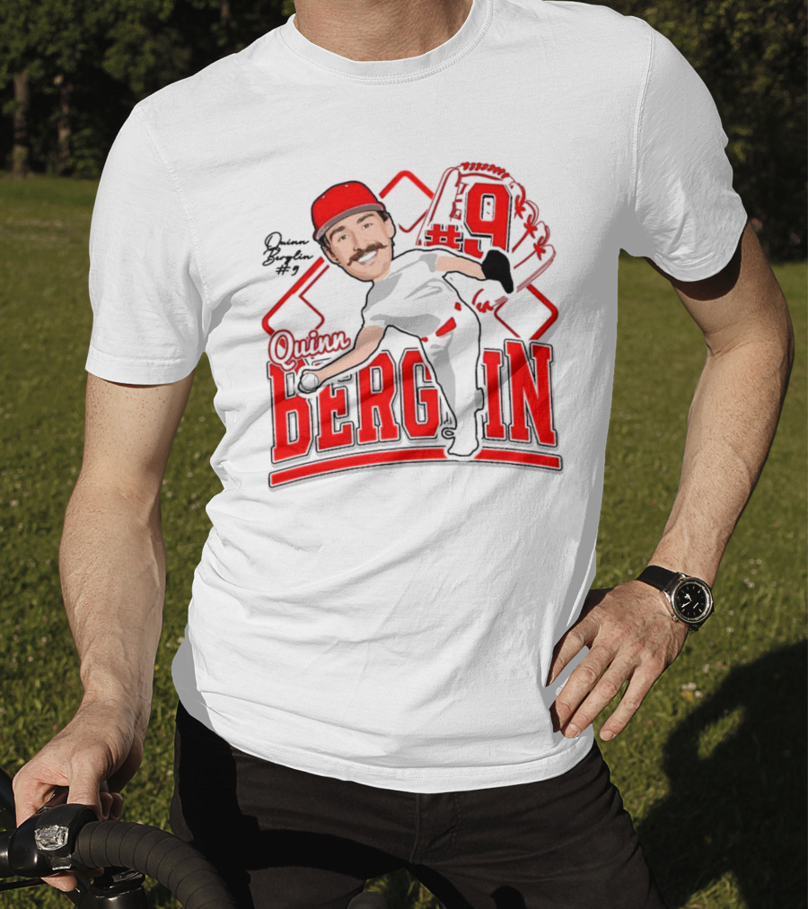 Quinn Berglin Baseball 2025 Glove Number 9 T-Shirt