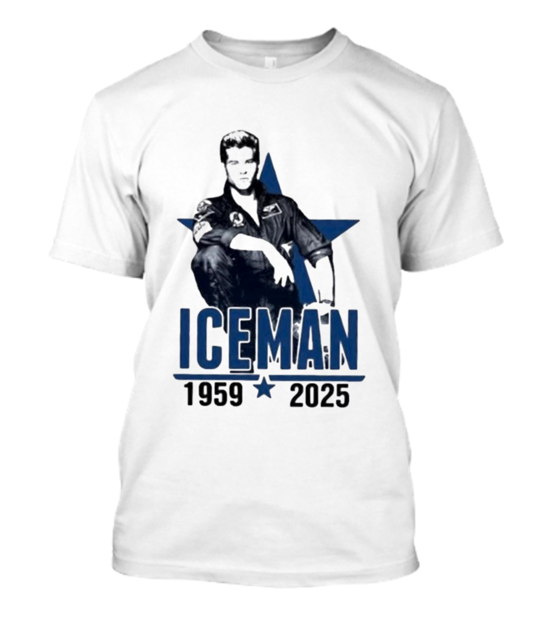 Val Kilmer 1959-2025 Iceman Top Gun T-Shirt
