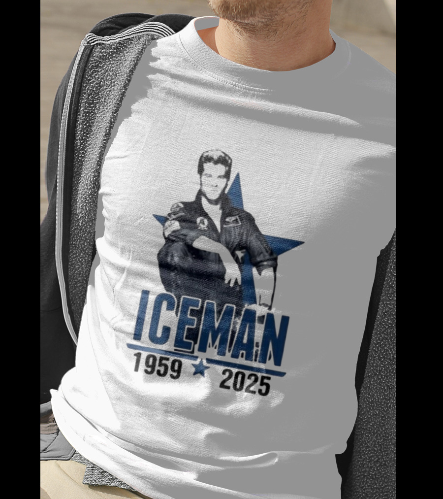 Val Kilmer 1959-2025 Iceman Top Gun T-Shirt