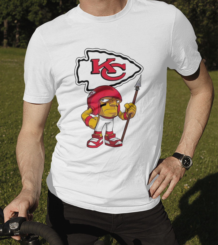 Rush Zone Kansas City Chiefs NFL Character KC Logo 2025 T-Shirt