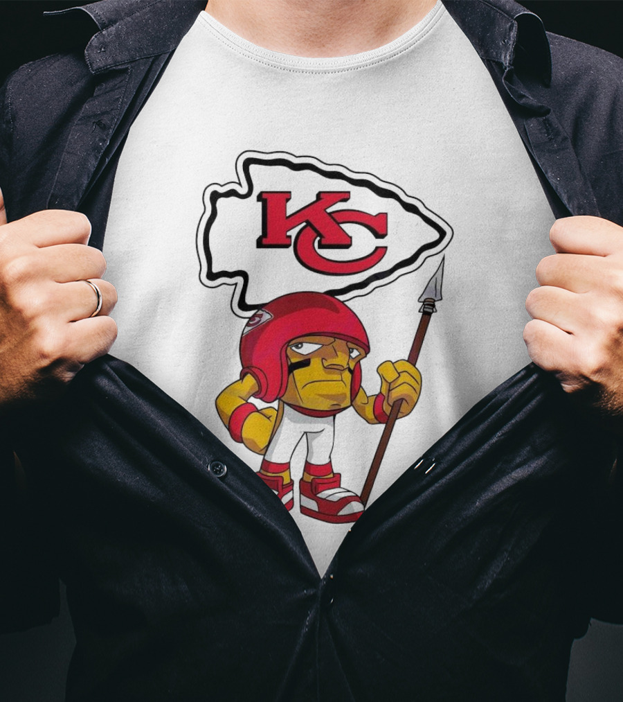 Rush Zone Kansas City Chiefs NFL Character KC Logo 2025 T-Shirt
